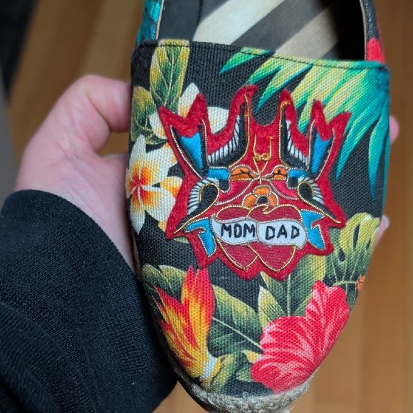 Christian Louboutin Multicolor Floral Espadrilles - Picture 7 of 12